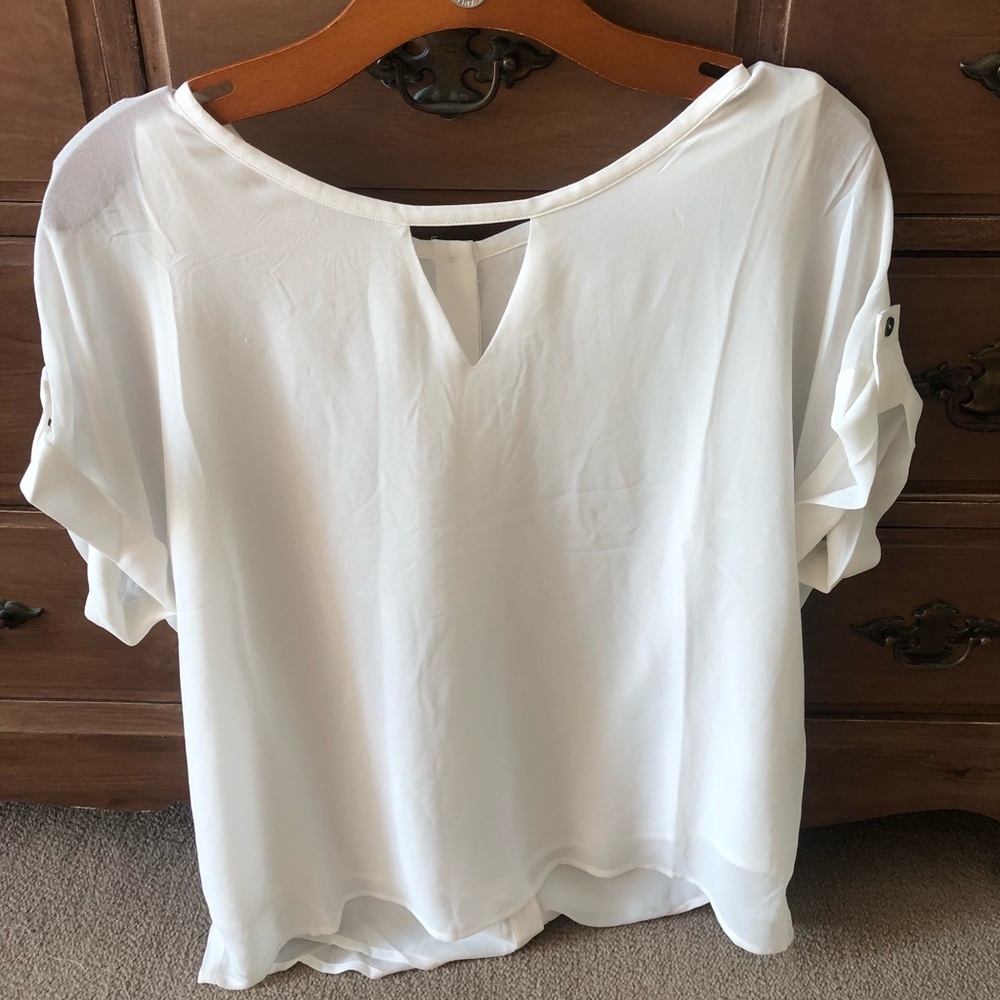 Naked Zebra White blouse